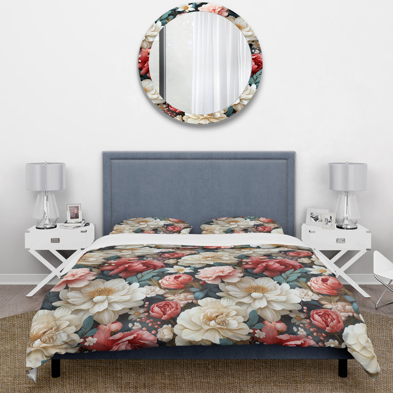 Ensemble de housse de couette rétro Boho, Housse de couette pour très grand lit et 2 très