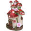 LED Light Up Enchanted Fairy Garden Toadstool Mushrooms Cottage House Figurine