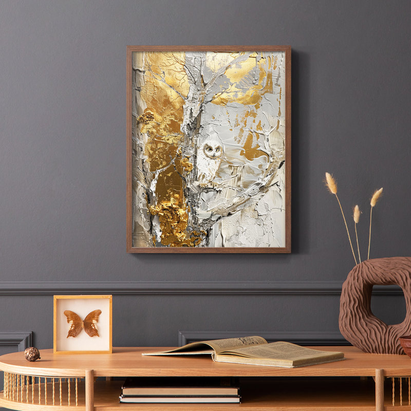 "ANIMALS Series Lxxix" par J Paul, Noyer, H 15 po x l 12 po