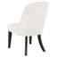 Chaise d'appoint rembourrée Leandro crème (ensemble de 2)