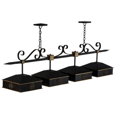 Luminaire suspendu 4 lumières Stefano