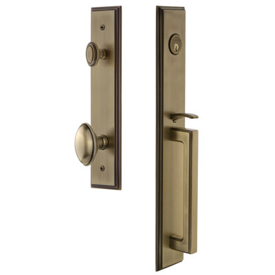 Carré Complete Inactive Dummy Handleset with Eden Prairie Knob and Rosette
