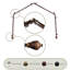Tringle à rideaux simple réglable 0,81 po Jaquelin-357858143-287828913
