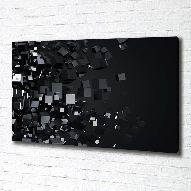 3D Abstraction - Wrapped Canvas Print