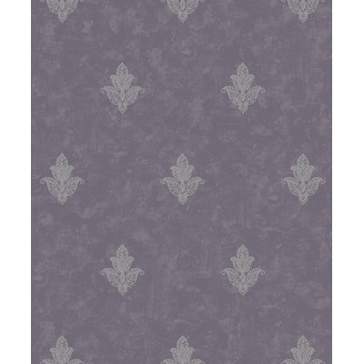 Rouleau de papier peint embossé L 33 pi x l 21 po Emporium Metallic