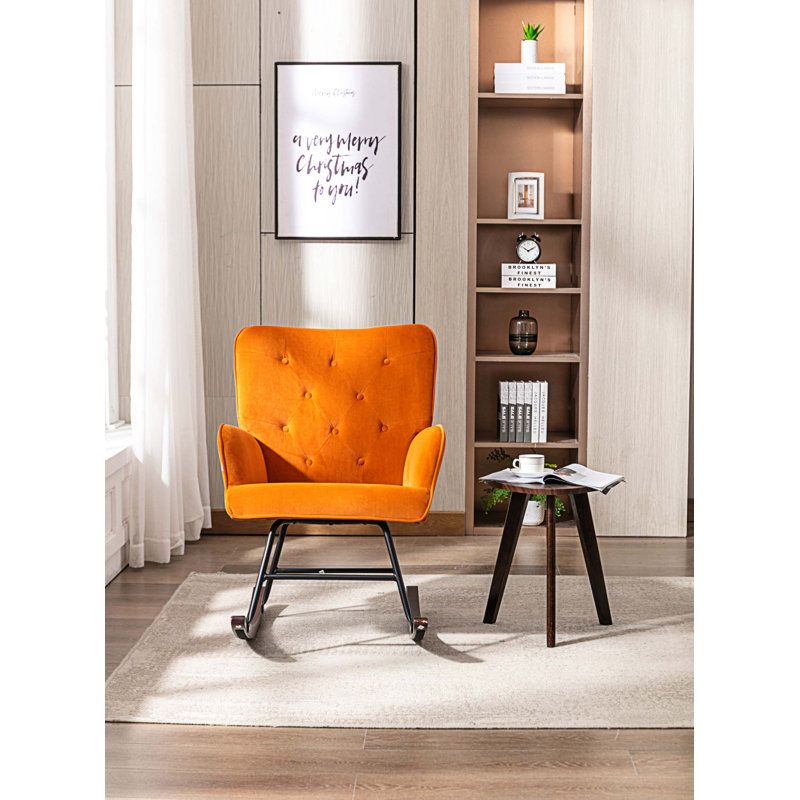 Chaise berçante Griffen, Orange