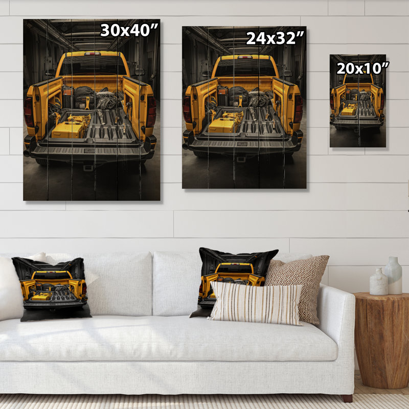 Camionnette prête pour le travail sur bois, H 32 po x l 24 po x P 0,78 po