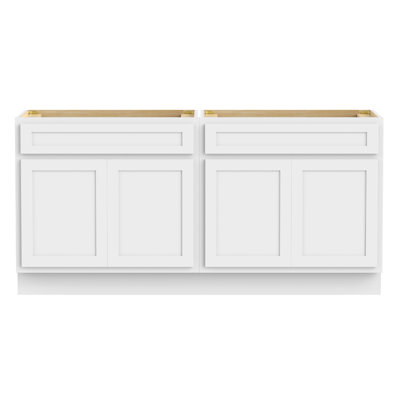 60" Double Bathroom Vanity Base Only
