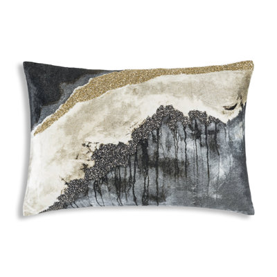 Rica Rectangular Velvet Pillow Cover & Insert