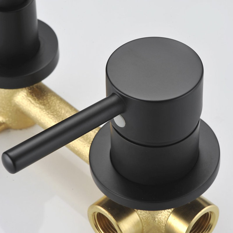 Single-handle Bathroom Faucet, Matte Black, Without Drain Assembly