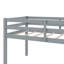 Lit mezzanine simple surélevé avec échelle-2028300180