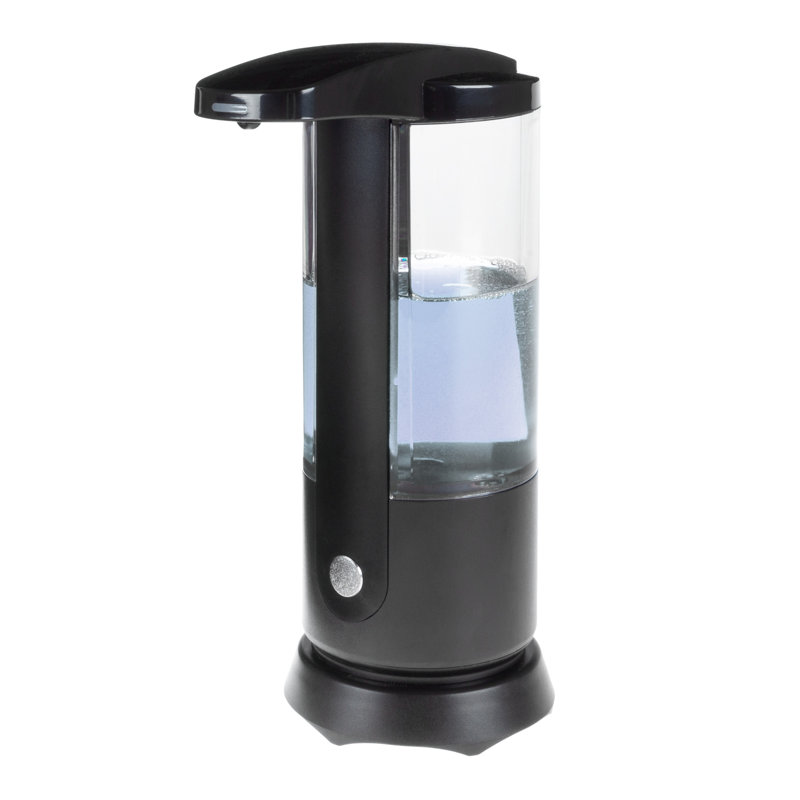 Glorene Automatic Soap Dispenser – 2-Pack Battery-Operated Touchless Hand Soap Dispenser Set for Bathroom or Kitchen with Motion Sensor by Lavish Home