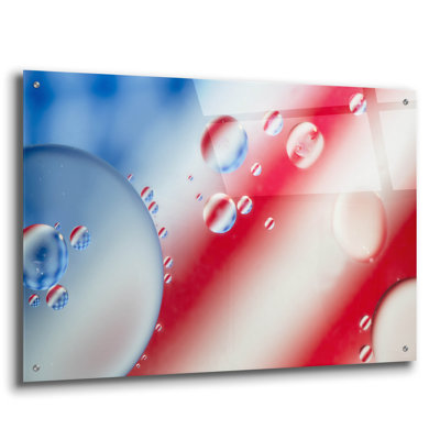  'Oil And Water 07' by Gordon Semmens Acrylic Glass Wall Art