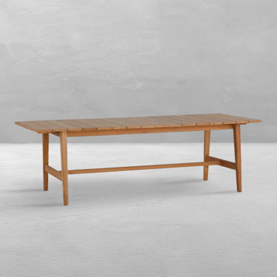 Coast Teak Rectangle Outdoor Extendable Table by Summer Classics