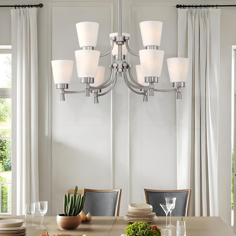 Janiyla 9 - Light Dimmable Tiered Chandelier