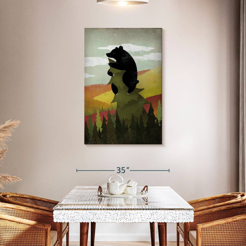 Bramep Leaf Peeper sans mots, H 45 po x l 30 po