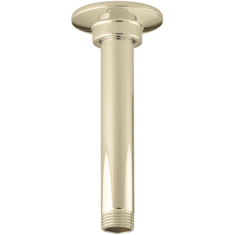 Ceiling Mount Showerarm, Vibrant French Gold