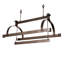 Gourmet USA Handcrafted Premier 3 Bar Rack