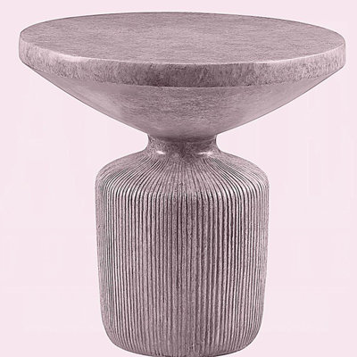 Table d'appoint gris patiné