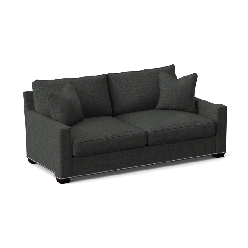 Colton Sofa, Black Polyester 71551L84, City Dark