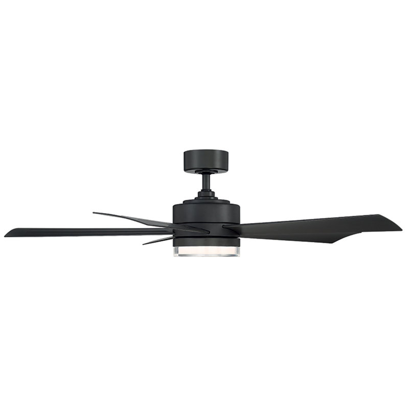 Wynd 52" Bronze Smart Ceiling Fan with LED Light and Remote