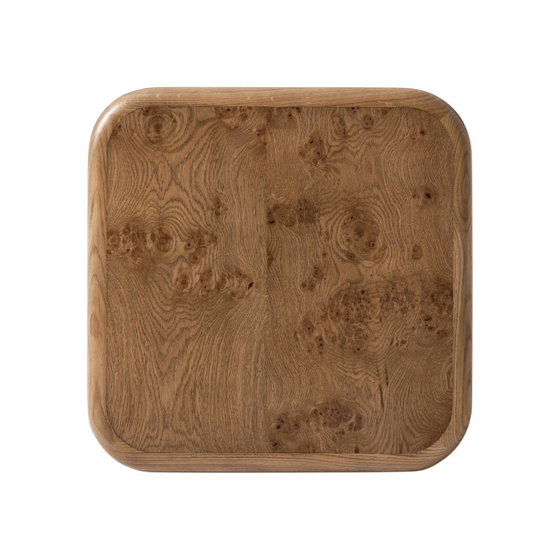 Talessi End Table-Wheat Medium Burl Oak