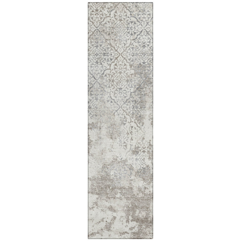 Jelaya Washable Abstract Indoor / Outdoor Rug, Runner 2'3" x 7'6"