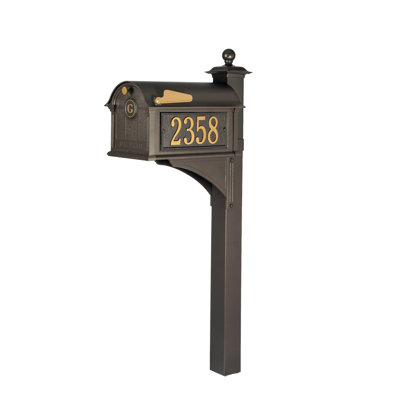 Balmoral Post Mounted Mailbox