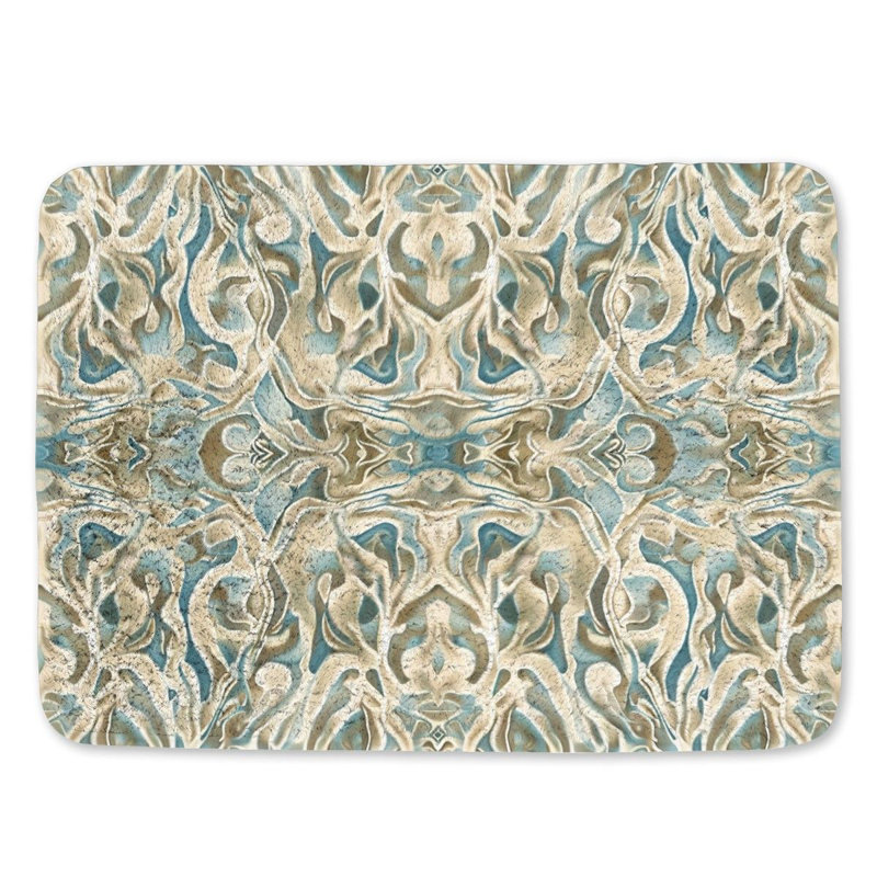 Codye Microfiber / Microsuede Non-Slip Bath Mat, 21" W x 34" L