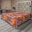 Orange Violet Mustard Abstract