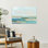 Calme des rivages aux pastels doux - coquillages côtiers et corail, peinture à l'huile abstraite, art marin