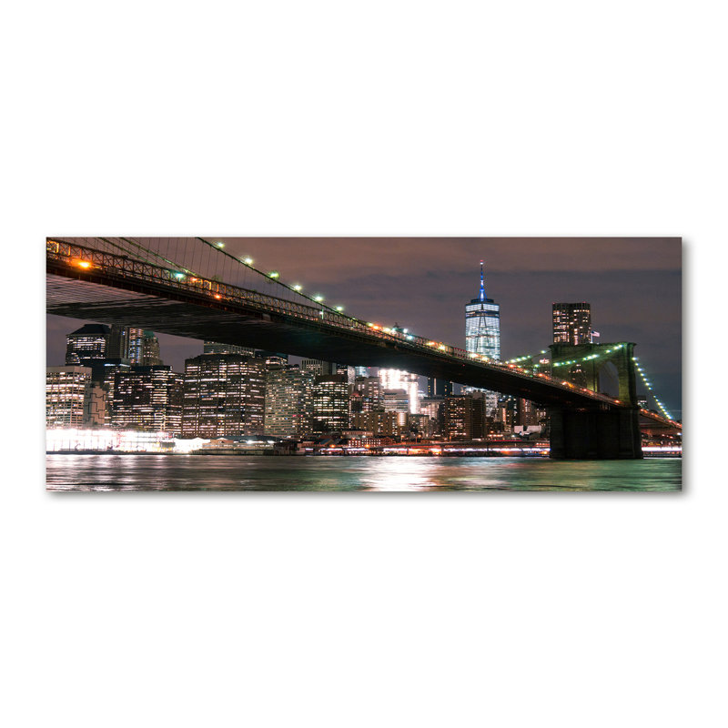 Manhattan New York - Print, Glass, 70cm H x 100cm W