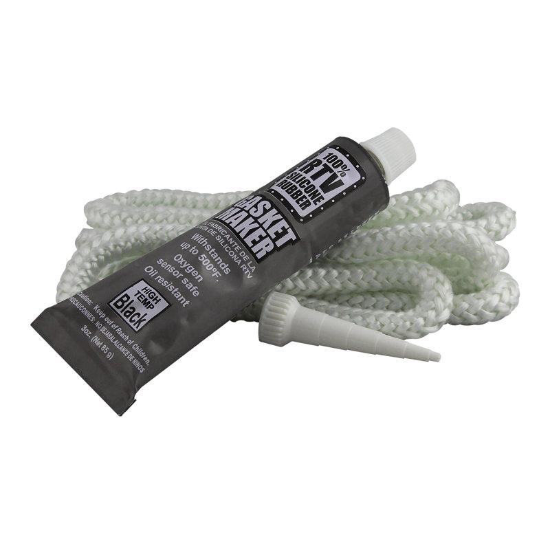Glass Fireplace Tool Set, 11.2" H x 12.75" W x 3" D