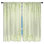 Rideaux géométriques abstraits transparents et obscurcissants - 2 panneaux