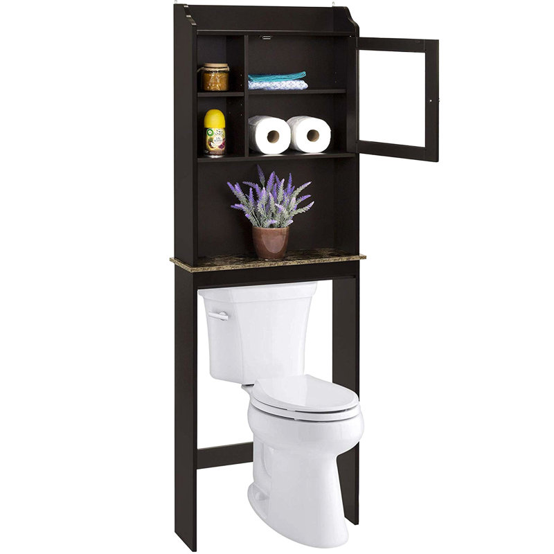 Armoire au-dessus de la toilette pour salle de bain - Améliore le rangement et l'apparence