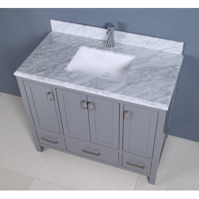 Ensemble de meuble-lavabo simple 42 po Monaco
