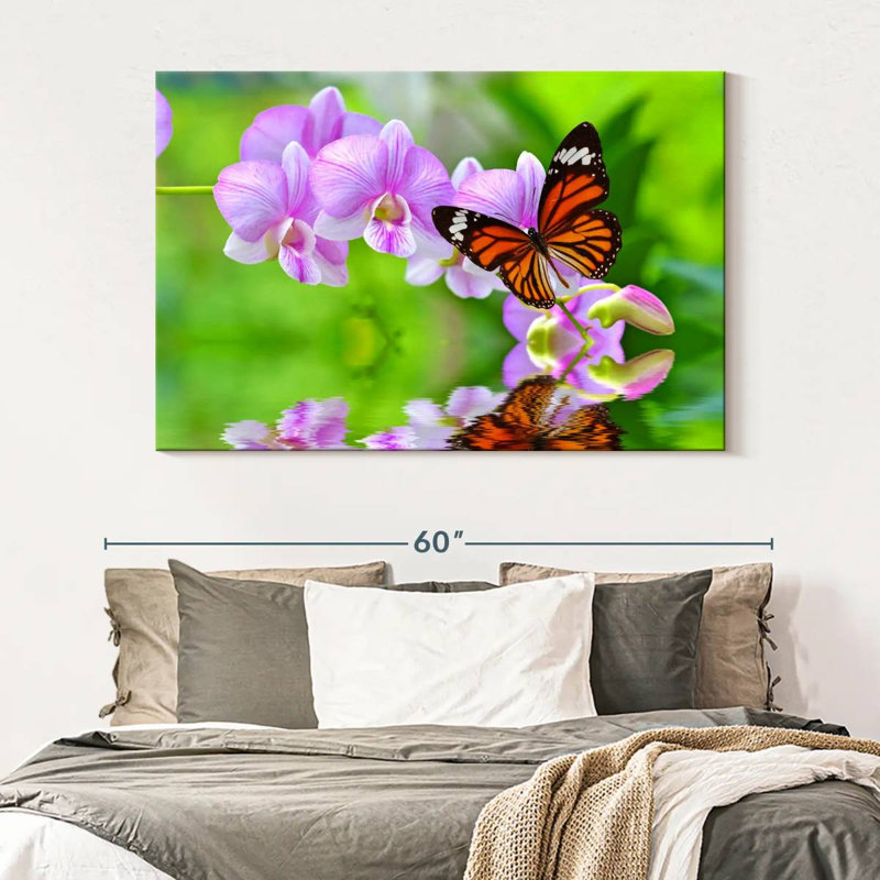 Brampt Spring Butterfly, 34" H x 51" W