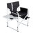 Lightweight Camping Chair With Side Pockets & Table, 400lbs Capacity, Black/grey, For Outdoor Relaxation Table ,-357993558