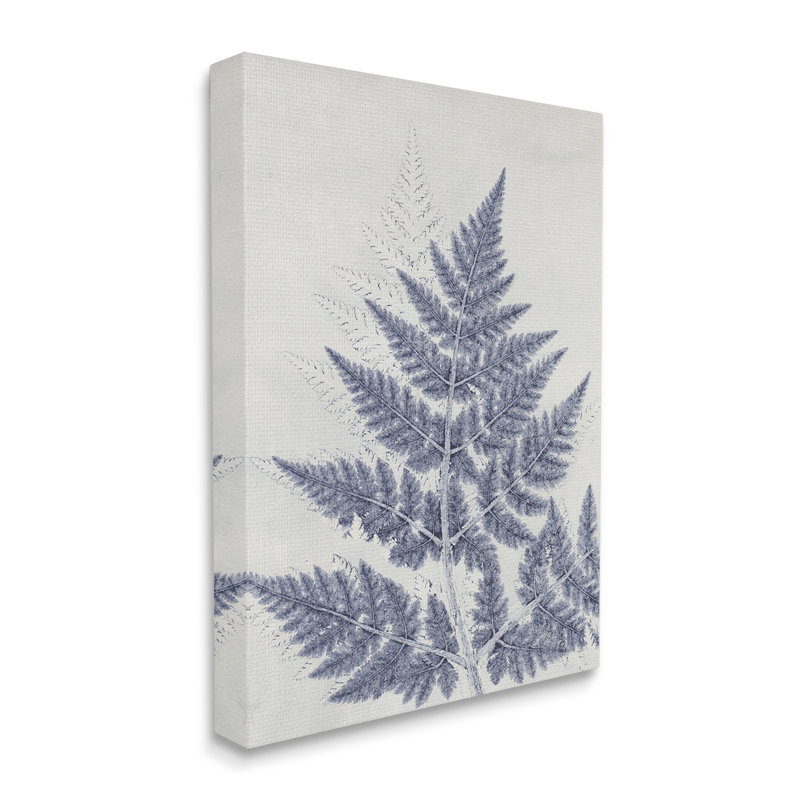 "Blue Fern Empint", impression sur toile par Pernille Folcarelli, H 40 po x l 30 po