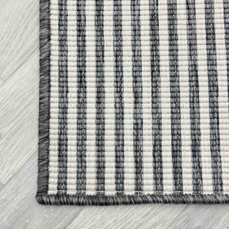 Runner Striped Flatweave Area Rug, Runner 60 x 300 cm