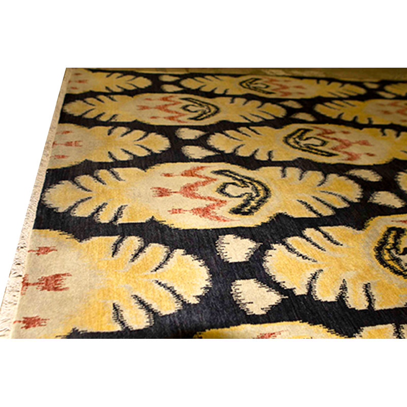 Wool Ikat Area Rug