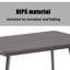 Table basse d'extérieur en plastique