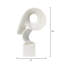 Obscure Object on Stand in Off White Resin