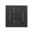 Table d'appoint ELLA SQUARE, noir
