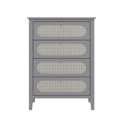 Arthen Rattan 4 Drawer Chest of Drawer