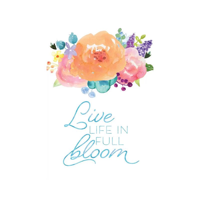 Flowers In Full Bloom II by Noonday Design - Wrapped Canvas Print, 30.48cm H x 20.32cm W x 1.91cm D