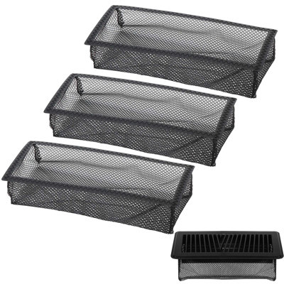 3Pcs Floor Register Cover Trap Floor Vent Screen Mesh Filters for Home Air Vent, 4 Inch