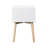 Alexander Side Table,Bedside Table with 2 Drawers and Rubber Wood Legs, Mid-Century Modern Storage Cabinet for Bedroom Living Room-329415635