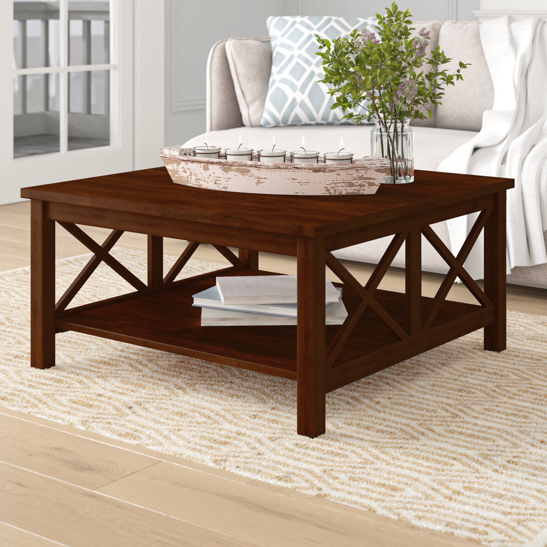 Rossitano Solid Wood Coffee Table Gracie Oaks 