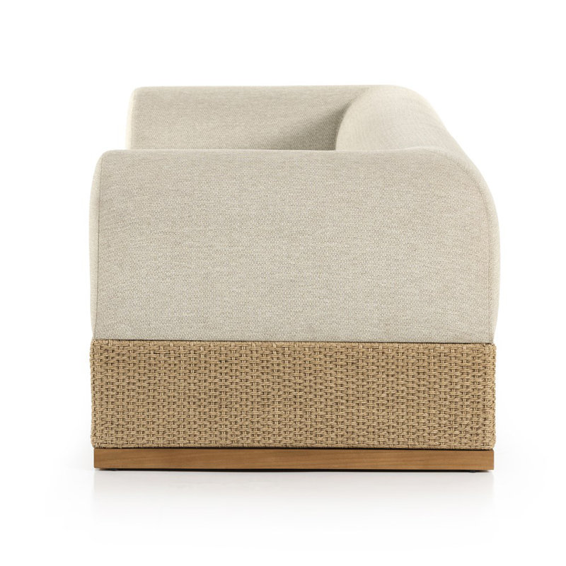 Joss Outdoor Sofa, Faye Sand, Teak
